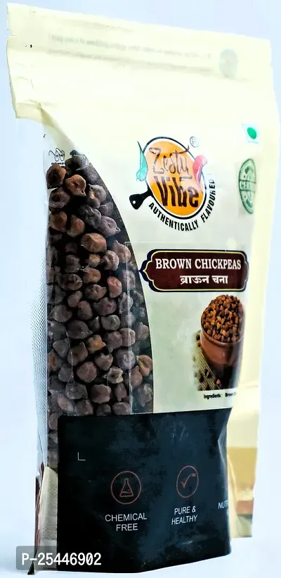 ZESTY VIBE Organic Brown Chickpeas: Nutrient-Rich Goodness for Healthy Living  (pack of 4) - 500g-thumb4