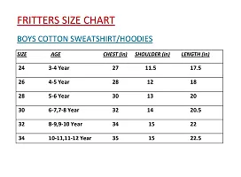 Fritters Unisex-Child Cotton Hooded Neck Hoodie-thumb1