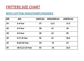 Fritters Kids Fleece Boys Sweatshirt | Round Neck Full Sleeve Sweatshirt-thumb3