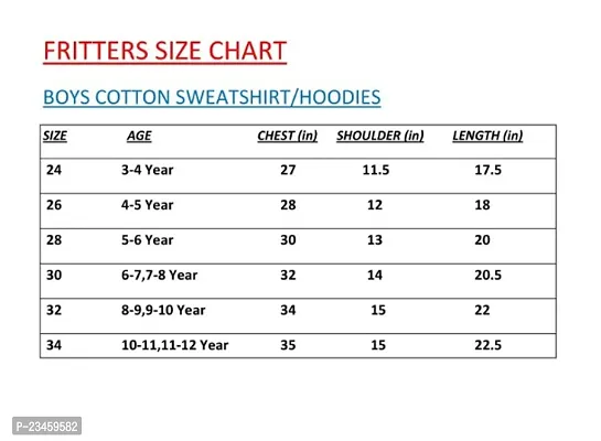 Fritters Kids Fleece Boys Sweatshirt | Round Neck Full Sleeve Sweatshirt-thumb4