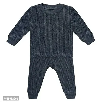 Buy Round neck Baby Thermal Suit Top Pajama Set For Boys and Girls