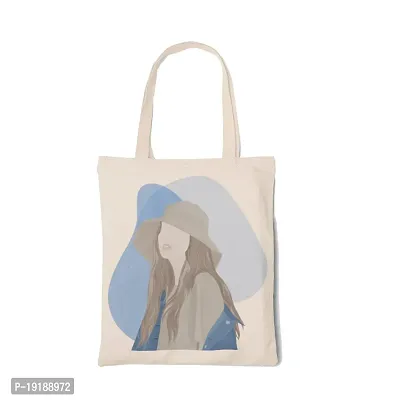Rays Of Ink Canvas Tote Bag For Women  Girls | Printed Multipurpose Tote Bag For Women | Shopping Tote Bag | Foldable Travel Bag For Women (Design 10)-thumb0