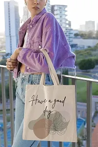 Rays Of Ink Canvas Tote Bag For Women  Girls | Printed Multipurpose Tote Bag For Women | Shopping Tote Bag | Foldable Travel Bag For Women (Design 3)-thumb3