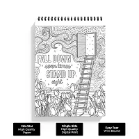 Rays Of Ink Motivational Quote Coloring Book for Adults | Ideal For Stress Relieving, Relaxing  Meditation | 120 GSM Thick Paper (ROI - 001) Spiral-bound ndash; 1 January 2021-thumb4