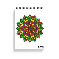 Rays Of Ink Mandala Coloring Book For Adults | Ideal For Stress Relieving, Relaxing  Meditation | 120 GSM Thick Paper Spiral-bound ndash; 1 January 2021-thumb2