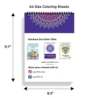 Rays Of Ink Mandala Coloring Book For Adults | Ideal For Stress Relieving, Relaxing  Meditation | 120 GSM Thick Paper Spiral-bound ndash; 1 January 2021-thumb4