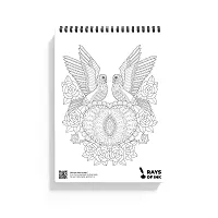 Rays Of Ink Birds Coloring Book For Adults | Ideal For Relaxing  Meditation | Stress Relieving Birds Designs | 120 GSM Thick Paper Spiral-bound ndash; Coloring Book, 1 January 2021-thumb1