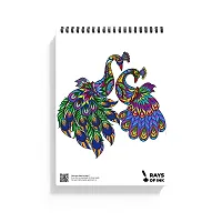Rays Of Ink Birds Coloring Book For Adults | Ideal For Relaxing  Meditation | Stress Relieving Birds Designs | 120 GSM Thick Paper Spiral-bound ndash; Coloring Book, 1 January 2021-thumb4