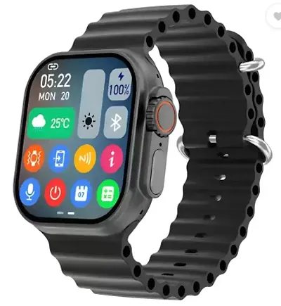 Amoled T800 Smartwatch withBluetooth Make/Recieve Call,Send/Recieve SMS, Social Media Alert, Heartrate  Step Tracking