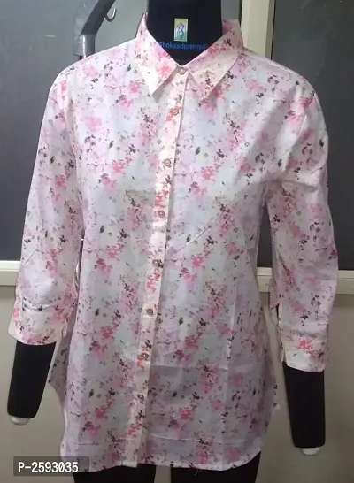 Multicoloured Printed Cotton Slim Fit Shirt Casual Shirt-thumb0