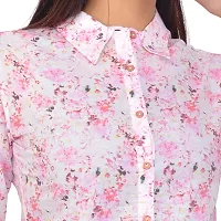 Multicoloured Printed Cotton Slim Fit Shirt Casual Shirt-thumb1