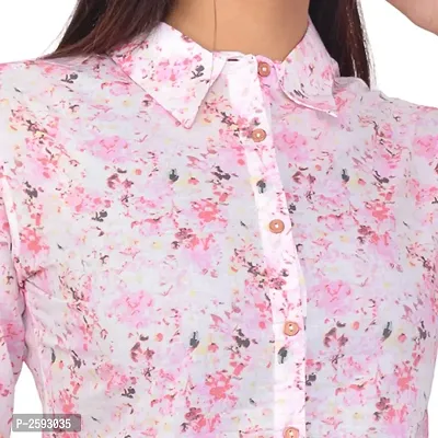 Multicoloured Printed Cotton Slim Fit Shirt Casual Shirt-thumb2