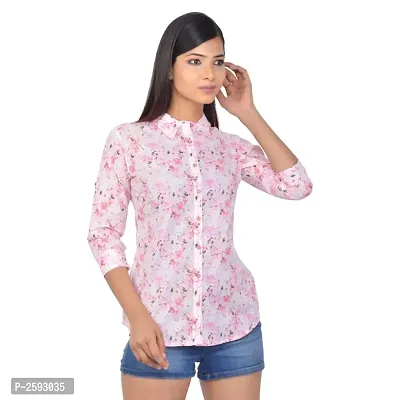 Multicoloured Printed Cotton Slim Fit Shirt Casual Shirt-thumb3