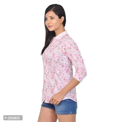 Multicoloured Printed Cotton Slim Fit Shirt Casual Shirt-thumb4