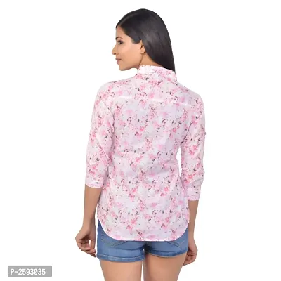 Multicoloured Printed Cotton Slim Fit Shirt Casual Shirt-thumb5