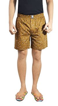 Stylish Cotton Printed Boxers For Men- 2 Pieces-thumb1