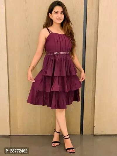 Beautiful Maroon Dress For Women