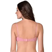 Emavic Women's Cotton Lightly Padded Full Cup Non-Wired T-Shirt Bra Combo Pack of 3-thumb4