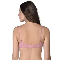 Emavic Women's Cotton Lightly Padded Full Cup Non-Wired T-Shirt Bra Combo Pack of 3-thumb4