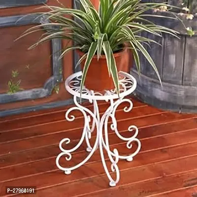 Plant Stand Flower Pot Stand White Plant Container Set
