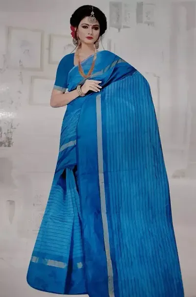 Elegant Silk Saree with Blouse piece For Women