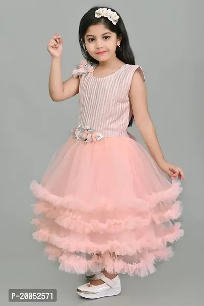 Stylish Fancy Designer Art Silk Frocks Dresses For Girls