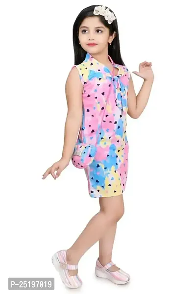 Zenat Girls Silk Blend Regular Fit Casual Dress_AK786-thumb5