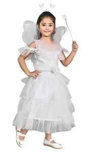 Zenat Girls Kids Net Regular Fit Knee Length Sweet Angel Frock Dress_5-R-thumb3