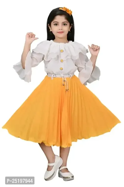 Pantaloons Junior Girls Printed Party Wear White Dress - Selling Fast at  Pantaloons.com