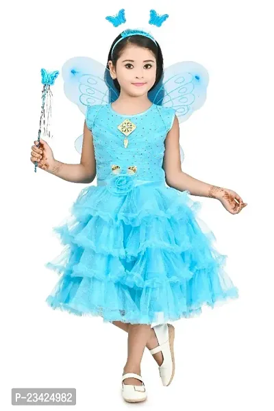 Elegant Net Frock For Girls