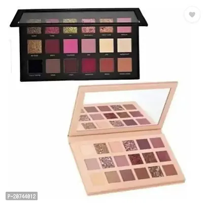 Anjou Nude Eye Shadow Palette And Rose Gold Eyeshadow 36 gm (Multicolor)-thumb0