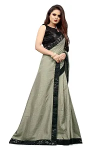 Taboody Empire Women's Sambalpuri Art Silk Saree With Blouse Piece (Taboody_Seq_Grey)-thumb3