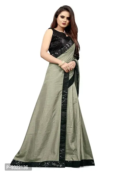 Taboody Empire Women's Sambalpuri Art Silk Saree With Blouse Piece (Taboody_Seq_Grey)-thumb4