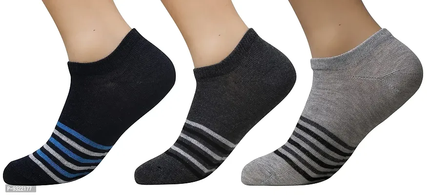 Pure Cotton Ankle Length Men's Wear Socks (Dark Blue)