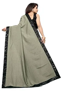 Taboody Empire Women's Sambalpuri Art Silk Saree With Blouse Piece (Taboody_Seq_Grey)-thumb1