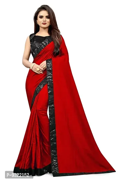 Taboody Empire Women's Sambalpuri Art Silk Saree With Blouse Piece (Taboody_Seq_Red)