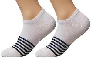 Pure Cotton Ankle Length Men's Wear Socks (Off-White)-thumb2