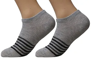 Pure Cotton Ankle Length Men's Wear Socks (Blue)-thumb2