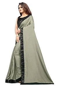 Taboody Empire Women's Sambalpuri Art Silk Saree With Blouse Piece (Taboody_Seq_Grey)-thumb2