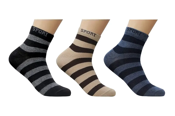 Men Pure Cotton Ankle Length Socks