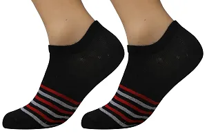 Pure Cotton Ankle Length Men's Wear Socks (Maroon)-thumb3