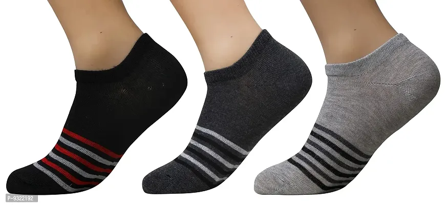 Pure Cotton Ankle Length Men's Wear Socks (Grey)