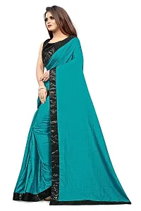 Taboody Empire Women's Sambalpuri Art Silk Saree (Taboody_Seq_Sky Blue)-thumb1