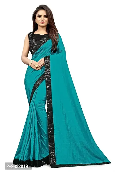 Taboody Empire Women's Sambalpuri Art Silk Saree (Taboody_Seq_Sky Blue)-thumb0