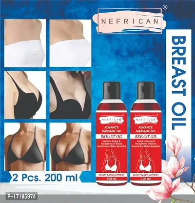 NEFRICAN BREAST MASSAGE OIL (Pack Of 2) (100 ml)