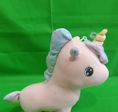 Stuffed Unicorn Toy For Children In Pink Colour