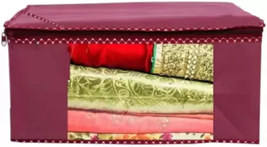 Classecrafts Saree Cover Quality Pack Of 1 Non Woven Designer Height Saree Cover