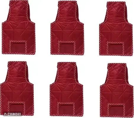 Classecrafts Fabric Blouse Cover Garments Cover Bag Clothes Storage Wardrobe Organiser Maroon6pc parachute blouse cover(maroon)-thumb0