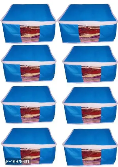 Pack of 8 Non Woven 10inch Designer Height Saree Cover