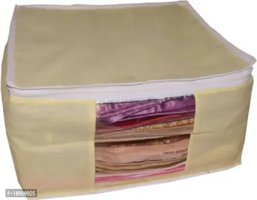 Pack of 2 Non Woven Designer Height Saree Cover Gift Organizer bag-thumb2